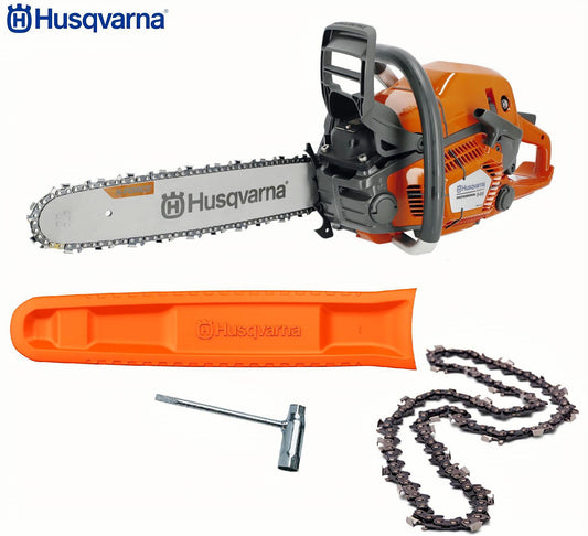 Husqvarna Motorsäge 545 Mark II Kettensäge Set inkl. Ersatzkette 15/18 Zoll 38/45 cm